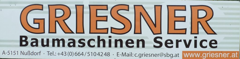 Baumaschienen Griesner